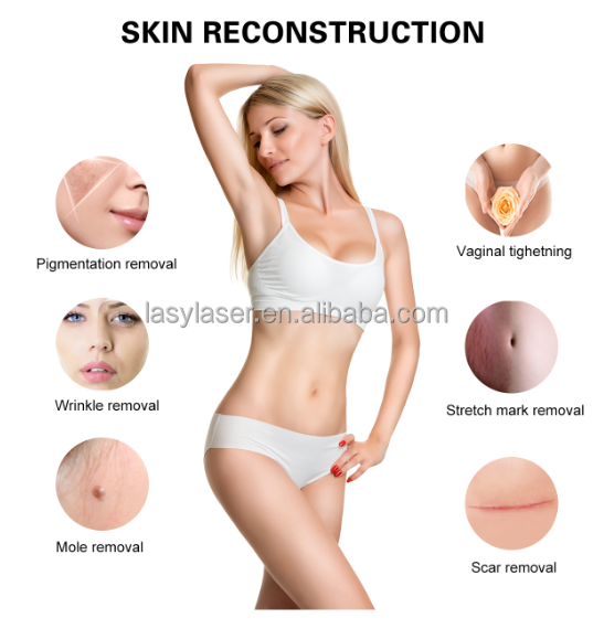 Dermatology Erbium Fractional CO2 Laser Machine Vaginal Skin Rejuvenation Laser Machine