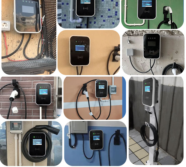 TUV CE Electric Vehicle Charge Station EV Charger Type 2 Single Phase Fast Charging