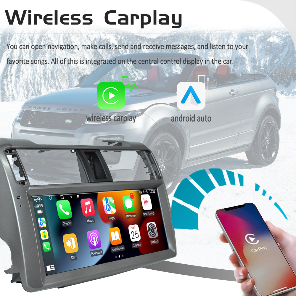 12.3 inch Touch Screen Stereo For 2009-2019 Toyota 4Runner Multimedia Player Stereo GPS Navigation wireless Carplay