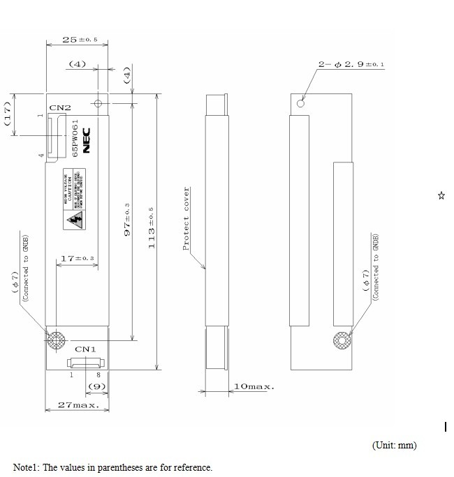 Adaptable LCD Module Cfl Inverter 12v NEC 65PW061 With ISO9001 Certification