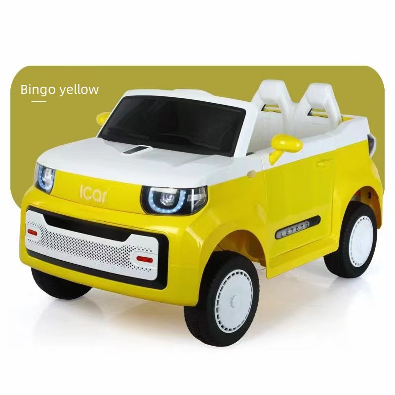 Four Wheels Battery Plastic Baby Kids Electric Toy with Remote Control 12V*390*2 Motor
