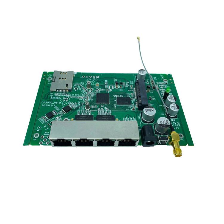 1.6mm 4 Layer EMS Assembled Printed Circuit Boards