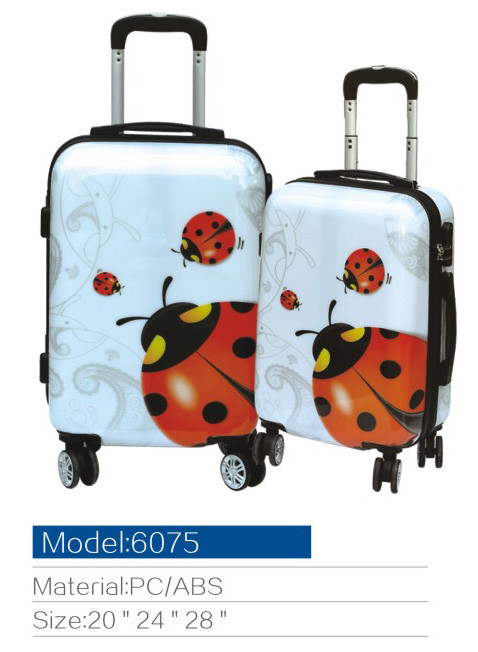 360 Wheels Beetle Print ODM Hard Shell Travel Luggage