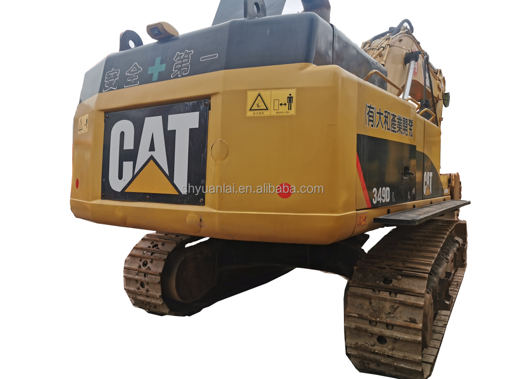 Used Second Hand CAT349D Excavator Strong Power and Soft Steel Design Original Paint