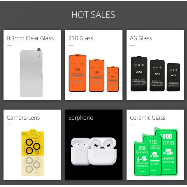 Tempered Glass Cell Phone Screen Protector AB Glue For Iphone