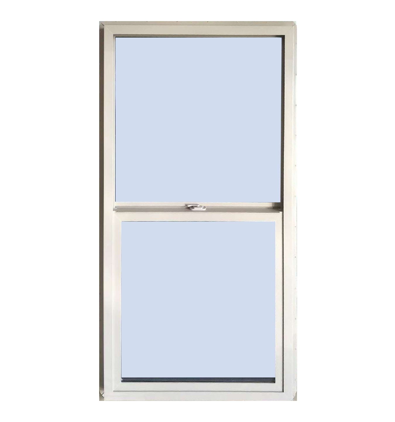 Customization PVC UPVC Window Grill Design Single Hung Window For Residential