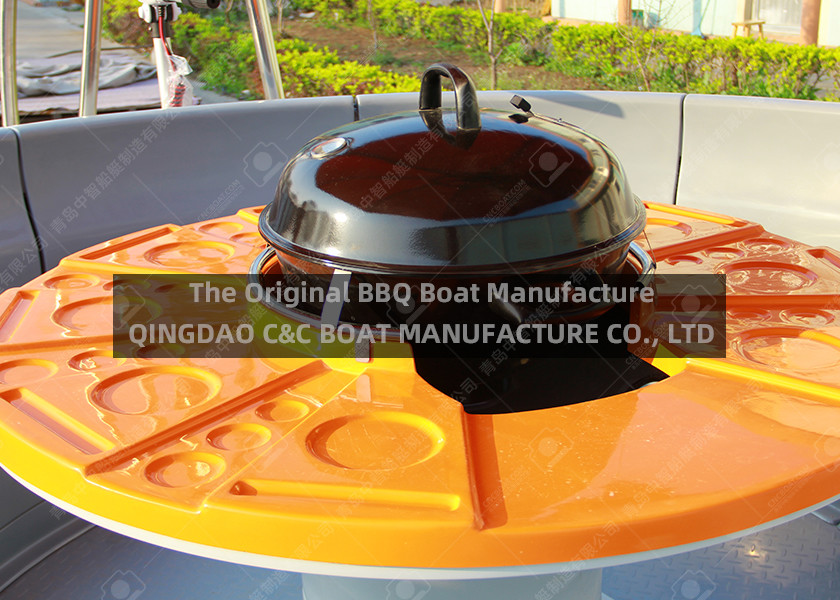 Park Load 1550kgs Carbon Fiber 25cm Depth Bbq Party Boat