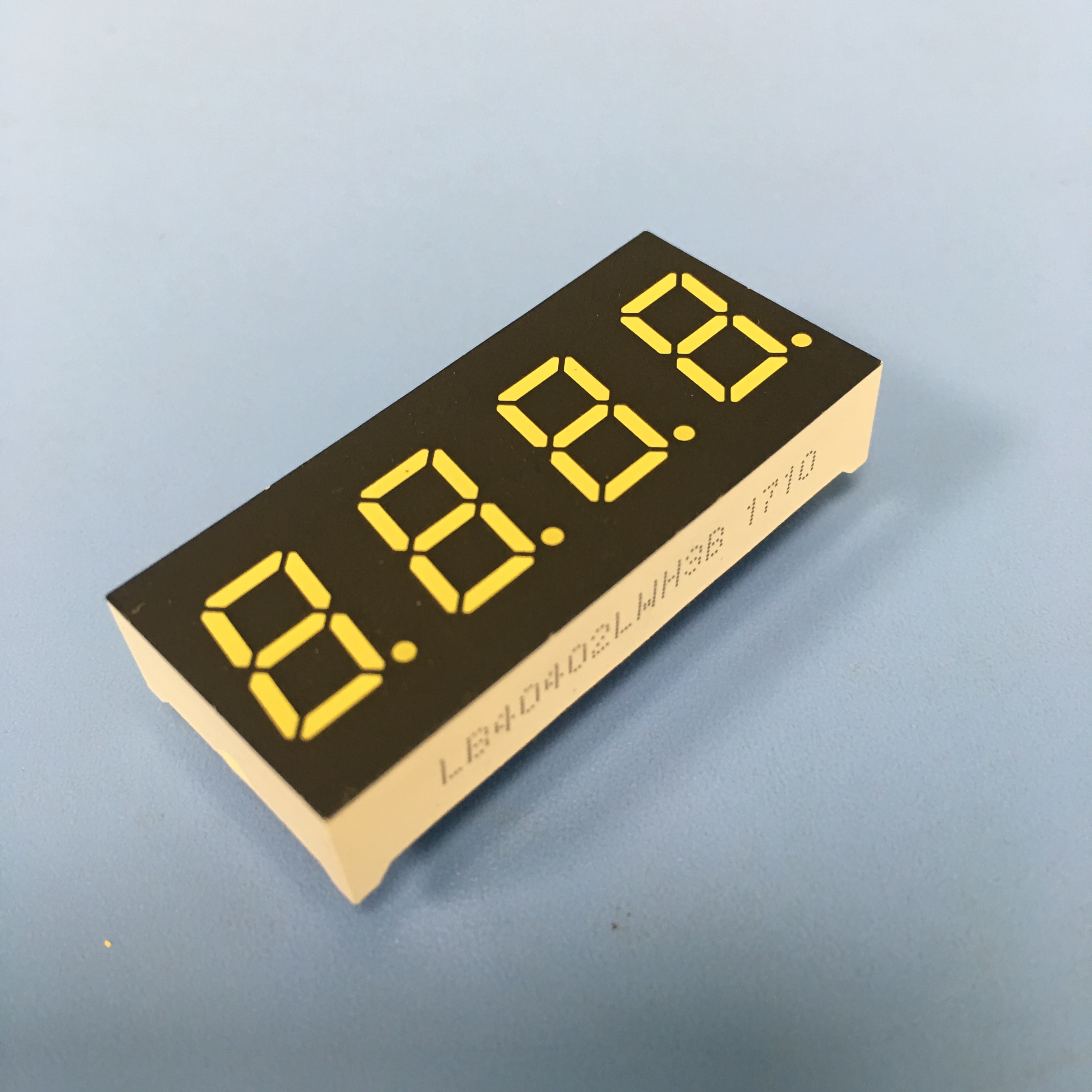 4 Digit 0.4inch 7 Segment Ultra White LED Display Common Anode for Accurate Instrument Monitoring