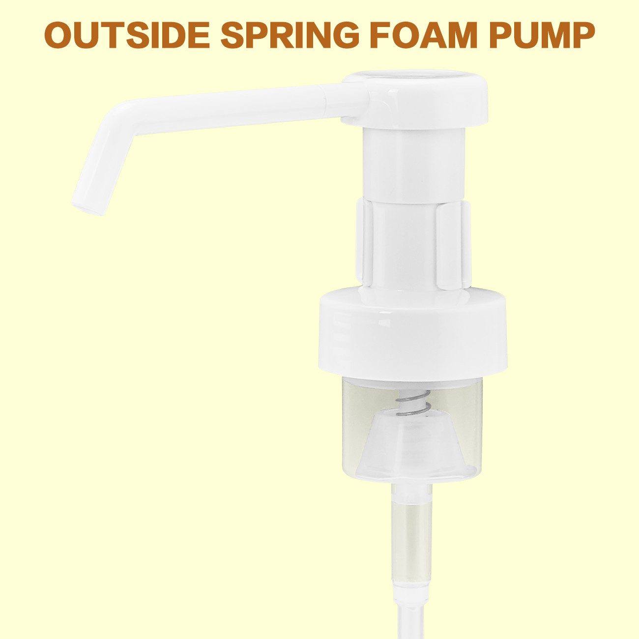 Plastic Hand Lotion Pump 40-410 with Screw On Closure and Non-Slip Base Long Mouth