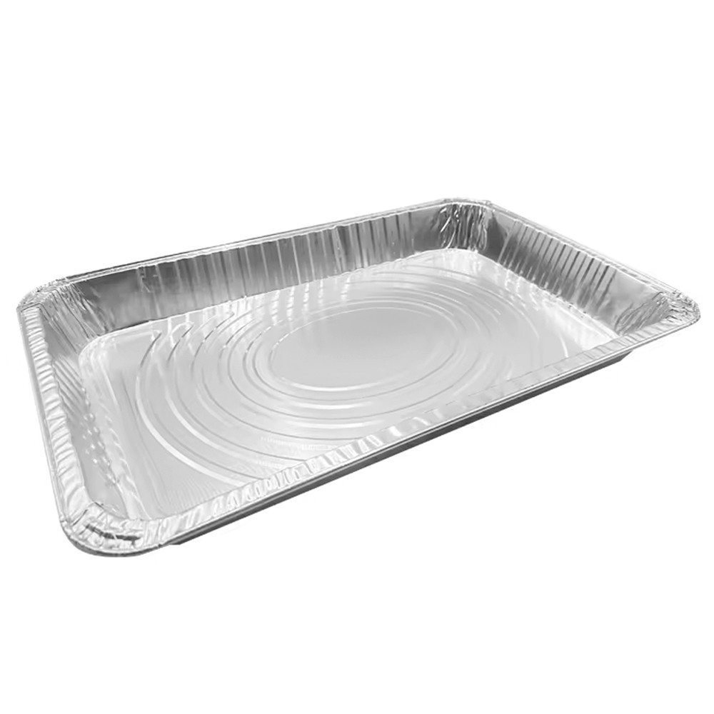 Hot And Cold Rectangular Aluminum Lasagna Tray Disposable Aluminum Foil Lasagna Tray