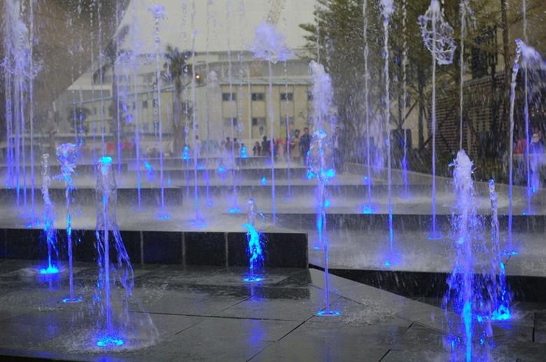 Stainless Steel 304 Grid Floor Fountains Onsite Training