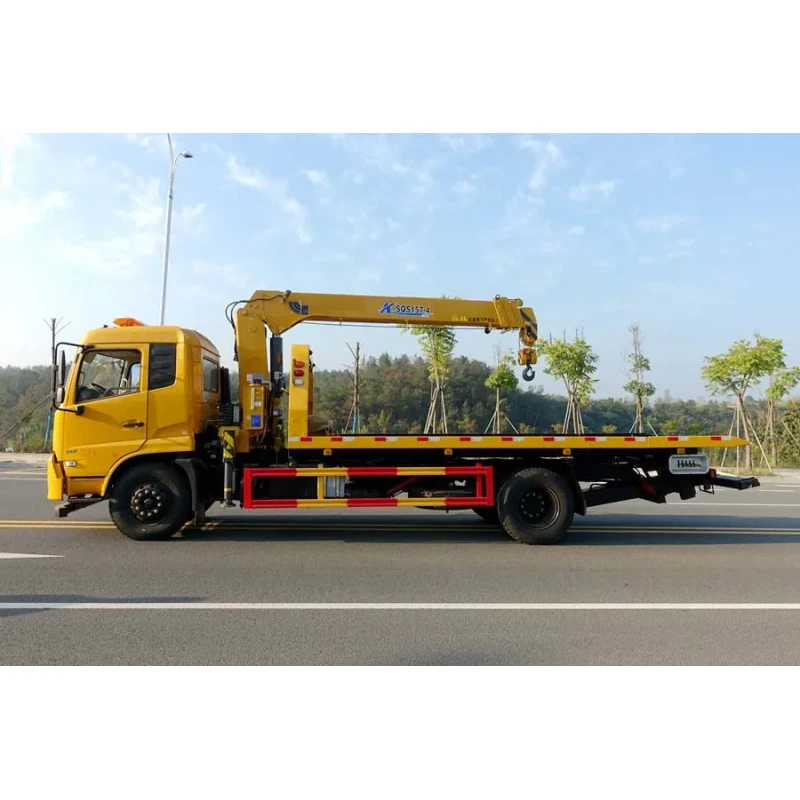 5tons 6tons 8tons Platform Towing Truck , Road Wrecker Vehicle