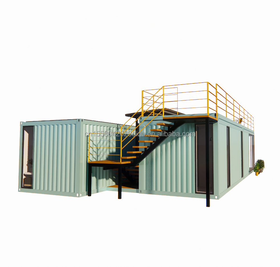 20ft/40ft Prefabricated Portable Foldable Expandable Container Tiny Mobile House with 3 Bedrooms Aluminum Alloy Windows