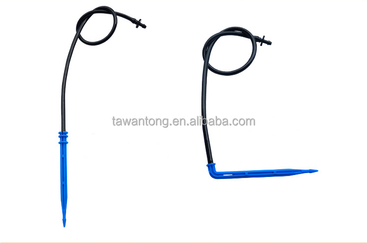Greenhouse Drip Irrigation System Easy Installation Four Branches Long Arrow Dripper