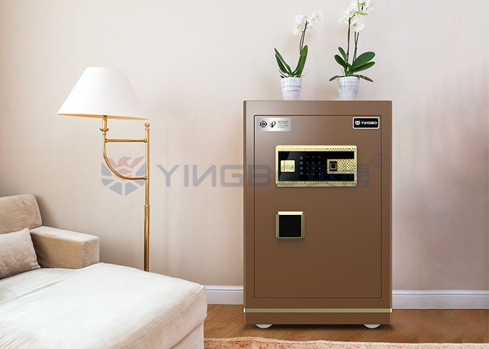 Dual Alarm Office Small Safe Deposit Box OEM H600mm Smart Fingerprint Lock