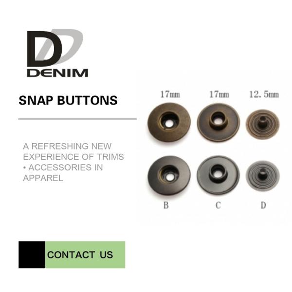Personalized Logo • Snap Button • Trench Coat • Clothing Snap Buttons • Antique