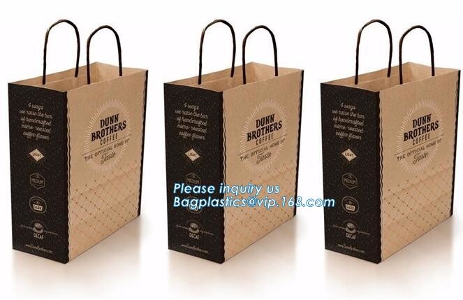 OEM Logo Printed Paper Packaging Bag Custom Good Quality Flower Carrier Bag,Art Paper Flower Carrier Bag Shopping Bags W