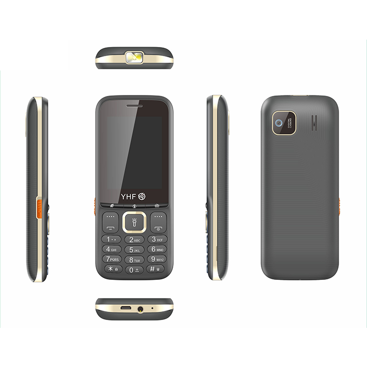 FM BT Big Mobile Dual Sim Button Phone 0.08MP Back Camera 1800mAh For Elderly