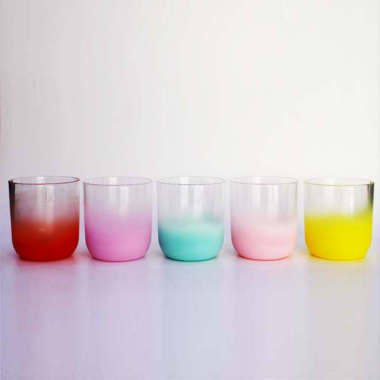Reusable San Plastic Whisky Glasses 12oz Acrylic Drink Glasses Tumblers Flat Bottom