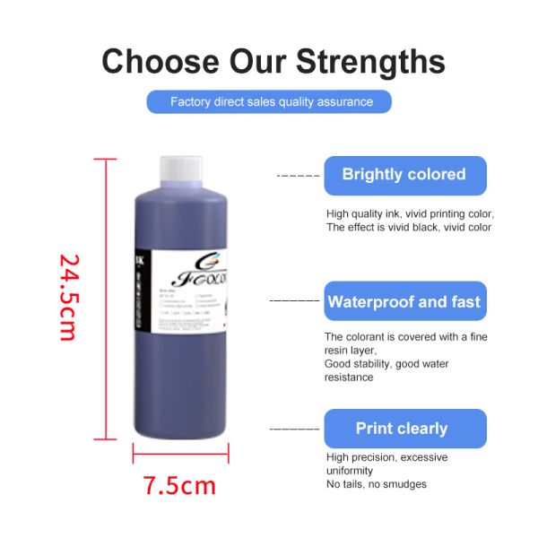 1000ML PageWide Printer Dye Ink for HP 452 477 552 577 975 971 785 774 77950 77960 913 976 974 Compatible GAGA Wide Format Ink