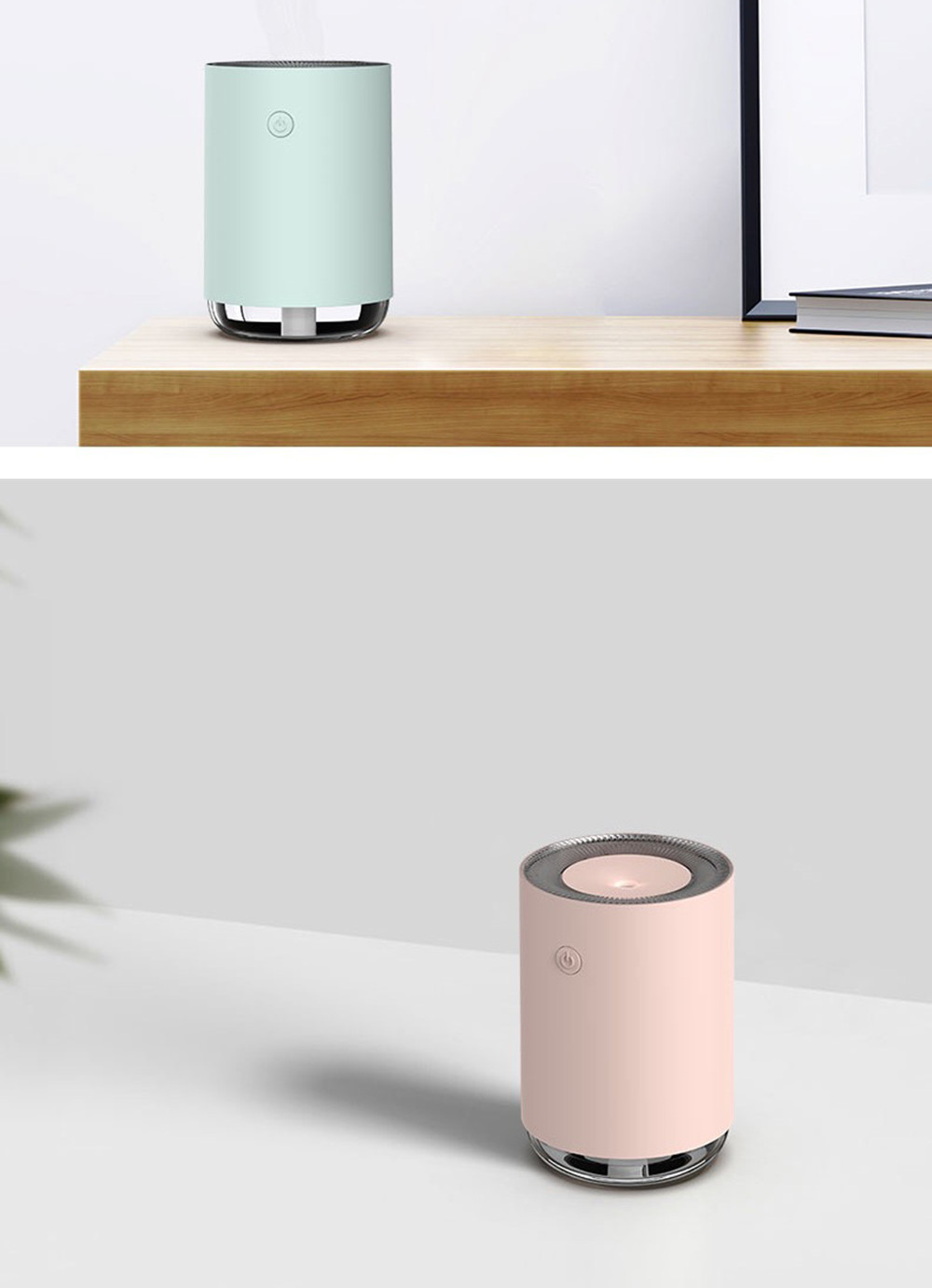 255ML Ultrasonic Air Humidifiers 7 Color Lights Portable Mini Car USB Essential Oil Humidifier