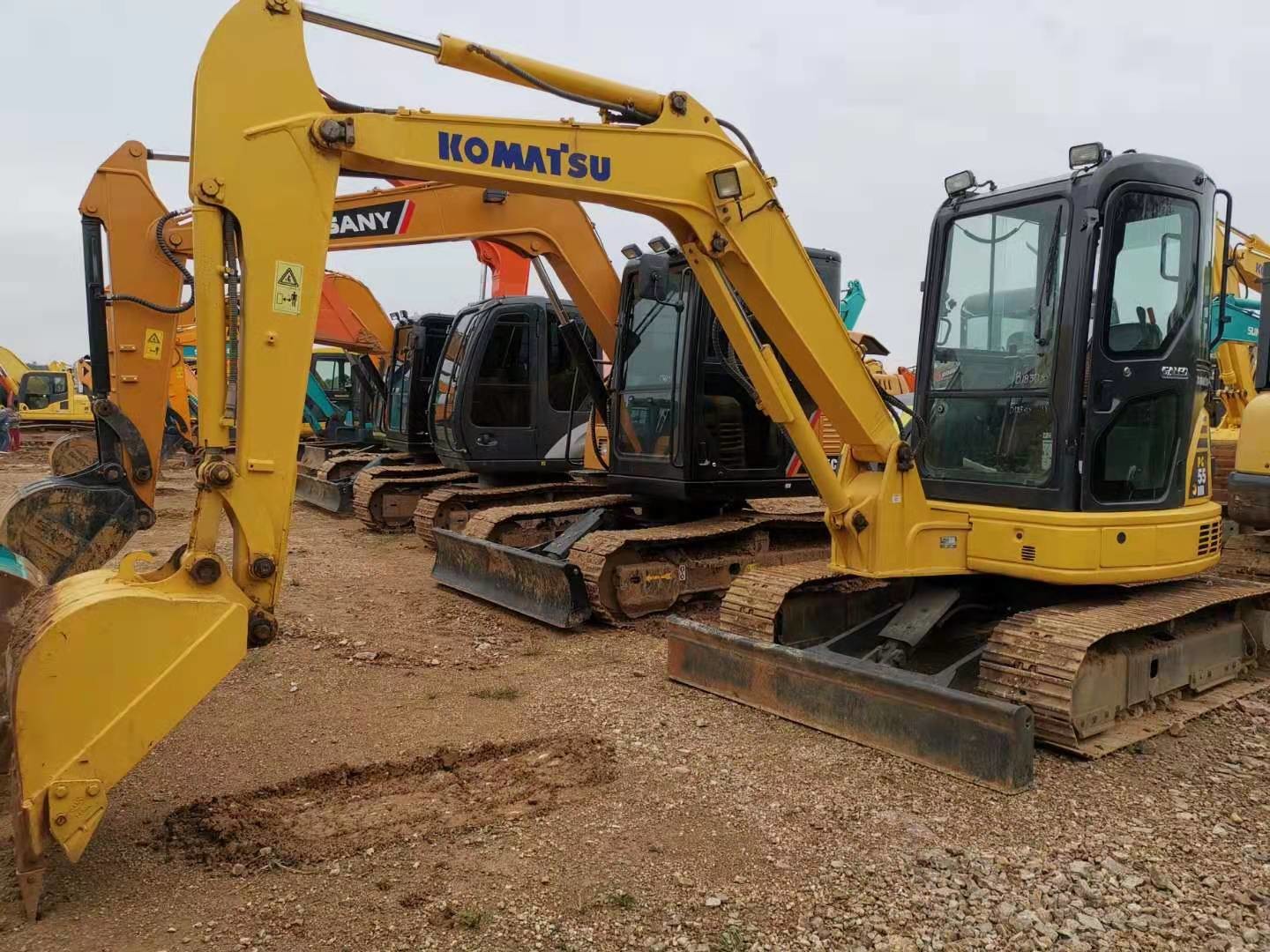 5160kg PC55MR 0.2M3 Used Komatsu Mini Excavator