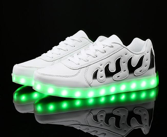 Led Rainbow Light Shoes,rainbow glowing led Shoes