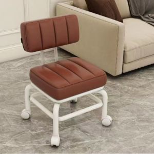 Buy cheap Universal Wheels Small Stool With Backrest For Children Household product