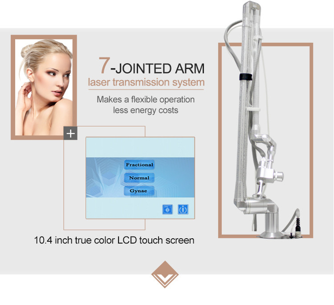 Intensity 60kg Fractional CO2 Laser Machine With Rectangular And Circular Scan Patterns