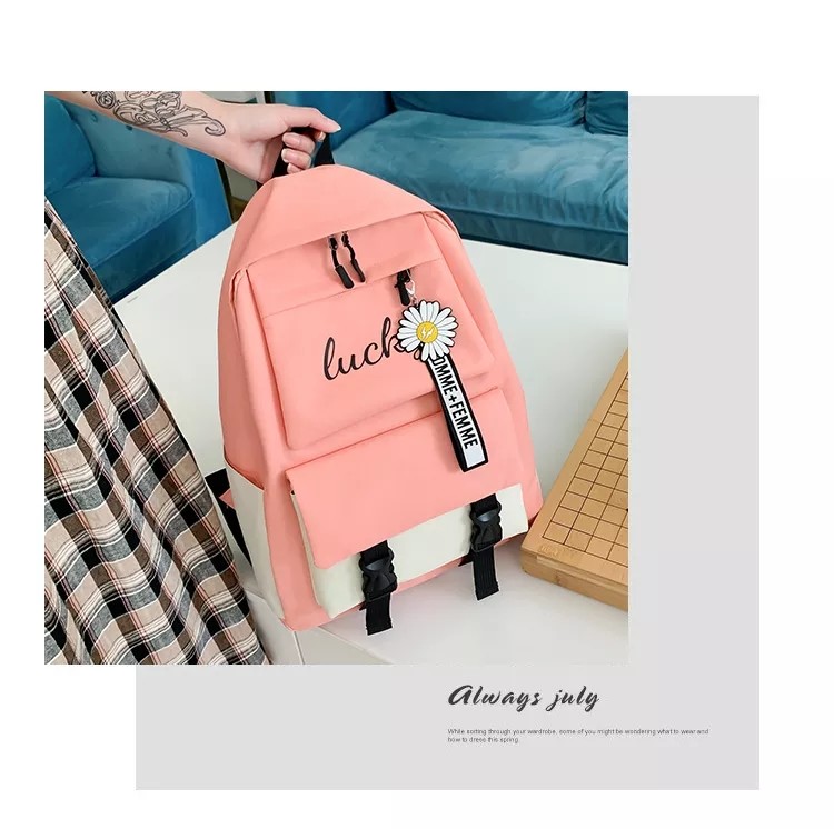Multifunctional Kids School Bag Set 5 In 1 Waterproof Student Bag 1.37 Inch