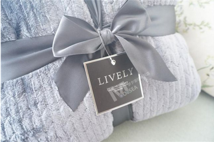 Professional Multifunctional Solid Flannel Blanket High Warmth Retention 150x200cm