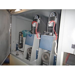 Buy cheap Small Footprint 1900mm Wide Belt Polishing Machine With HMI Controller product