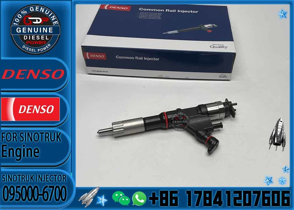Diesel Common Rail Fuel Injector 095000-6700 095000-6701 9709500-670 0950006700 0950006701 for HOWO VG1540080017A R61540