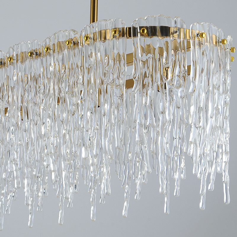 Luxurious Residence Luxury Pendant Lights Metal Glass OEM ODM