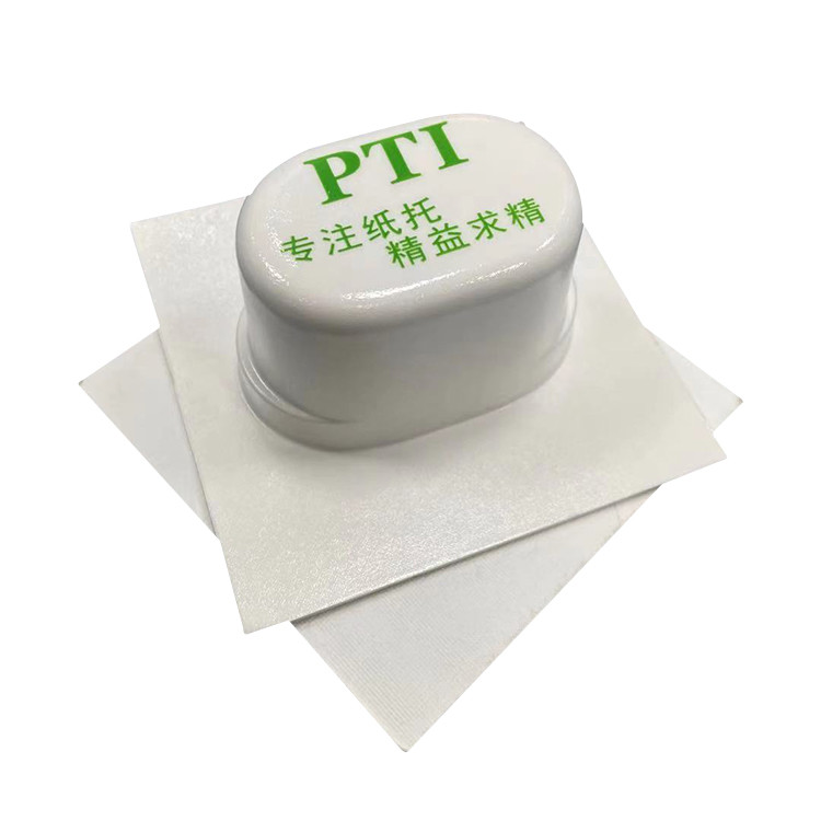 Laminated Wet Press Pulp Tray Holder Compostable Eco Friendly