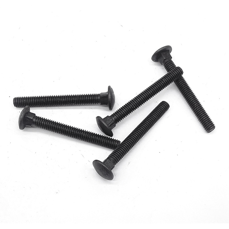 Black Oxide Iron Galvanized Half Round Head Square Neck Bolts DIN603 with DIN Standard