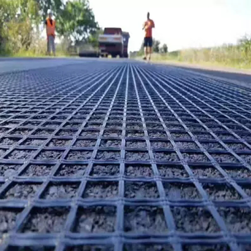 High Tensile Strength Fiberglass Geogrid For Asphalt Reinforcement Pavement Driveway