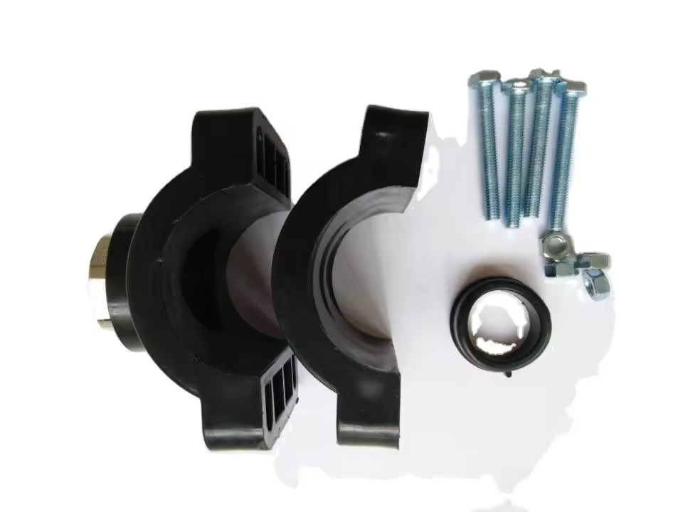 Heavy Stainless Steel Thread Clamp Saddle 63*1/2"For Water Pipe Fitting Irrigation Connectors