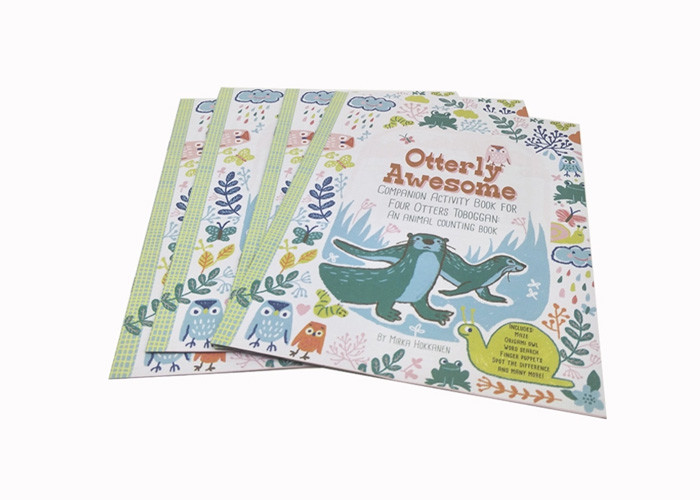 OEM / ODM Childrens Book Printing Embossing Surface Finish Cutsomized Logo