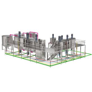 Buy cheap Emulsification Homogenizer Mixer Machine Toothpaste Production Machine Customized product