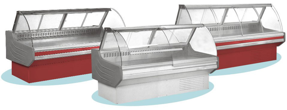 Europe Style Meat Display Refrigerator Customizable Deli Cooler Food Case