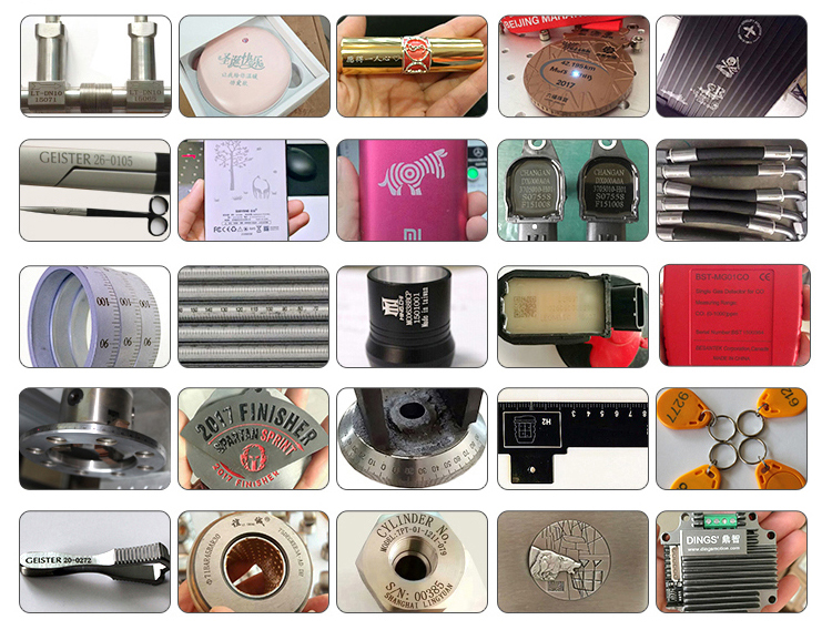 20w 30w 50w 60w 100 Watts Stainless Steel Metal Parts RAYCUS MAX JPT MOPA Fiber Laser Marker Etching Engraving Marking M