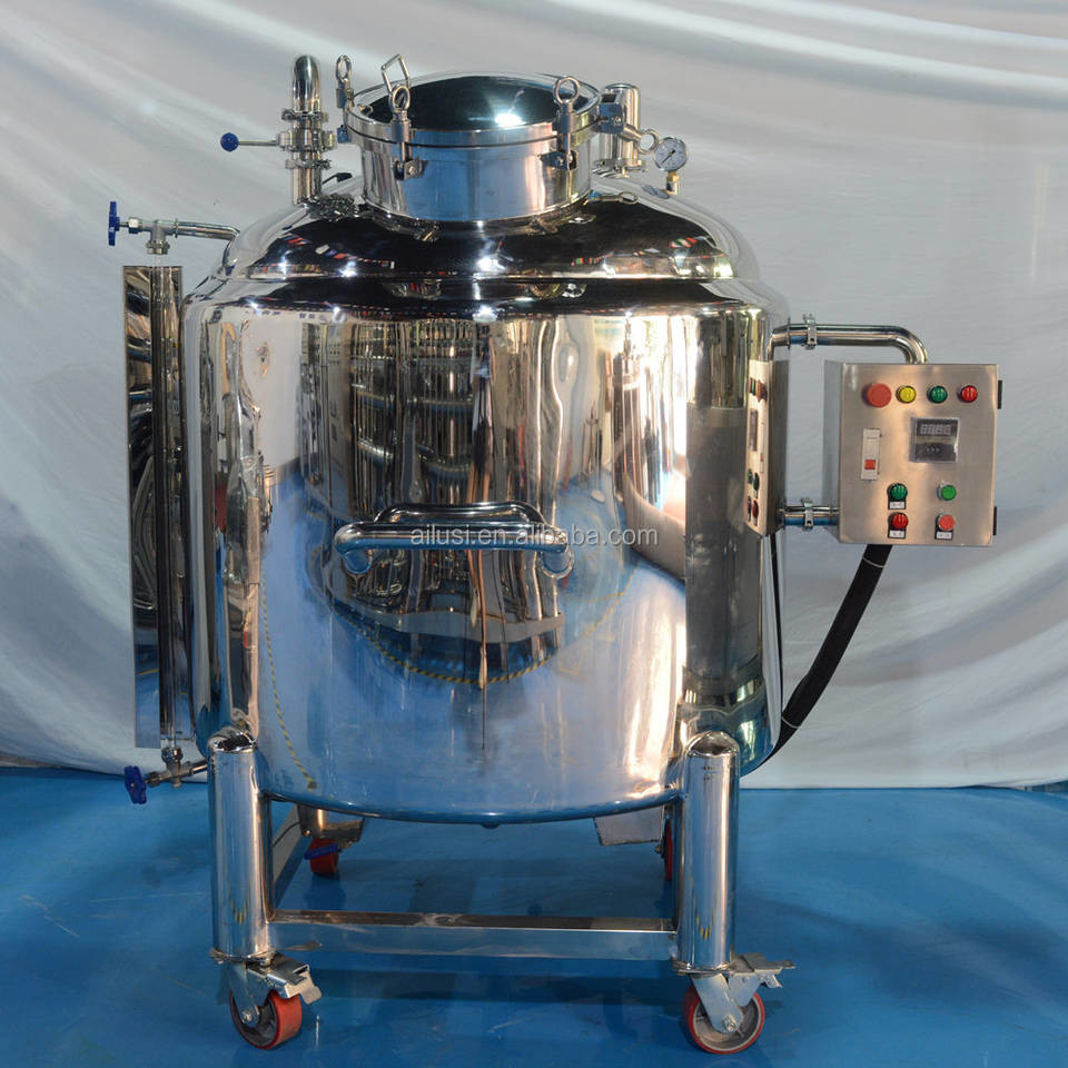 Heat Preservation Liquid Chemical Storage Tank Water Storage Tanks 316L Stainless Steel Tank for Cosmetic