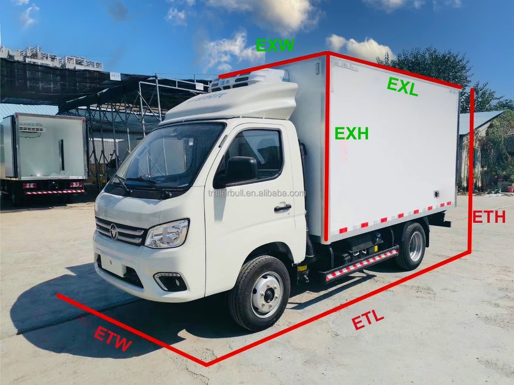 2450X1600X1500 Refrigeration Truck Box Body