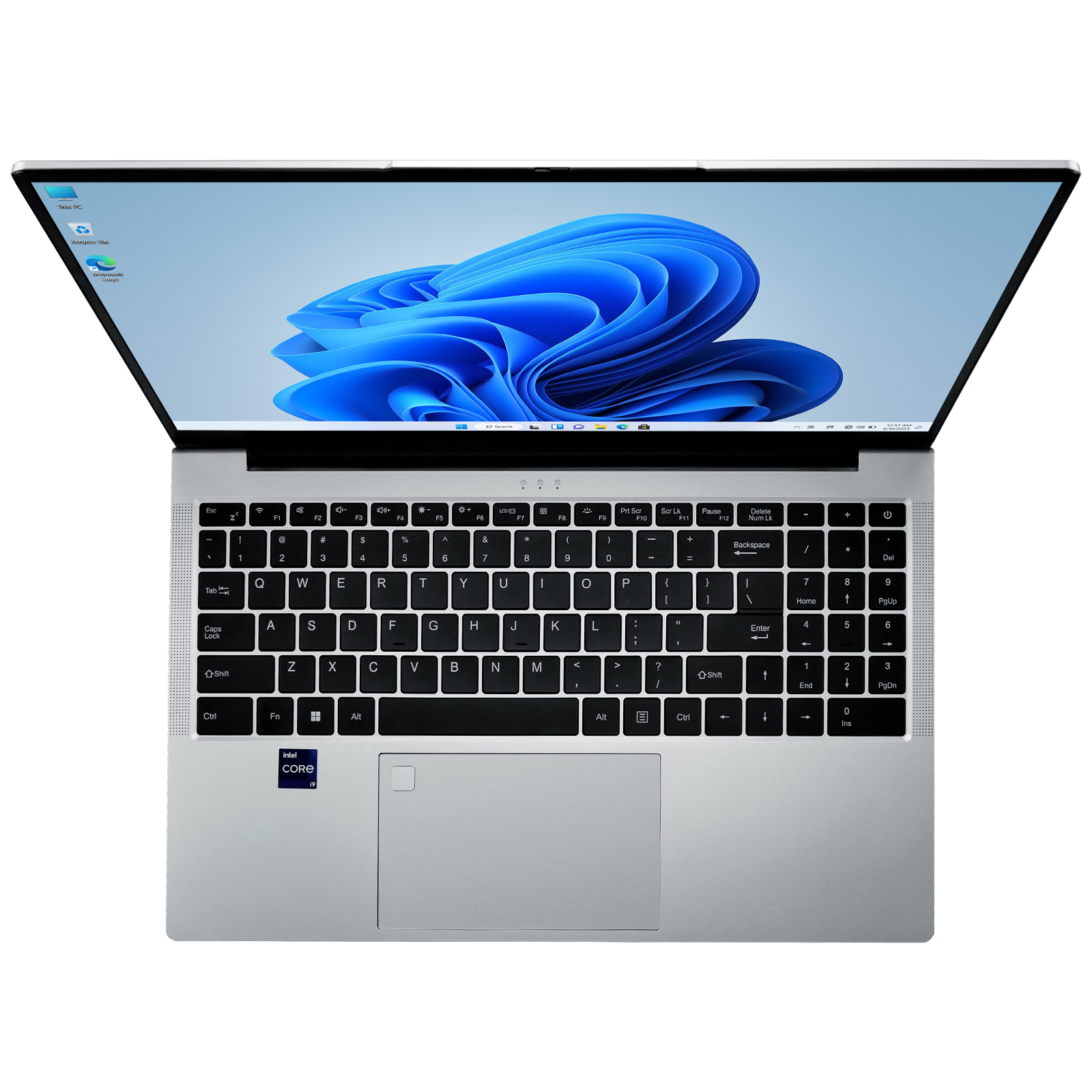 15.6" Intel I9-11900H Laptop With 16GB RAM 1TB SSD Portable Core I9 Business Personal Silver Battery 5500mah Portable