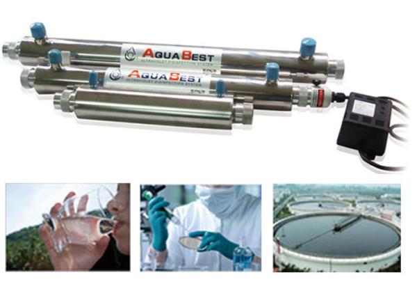 12GPM 316L UV Sterilizer Water Disinfection Products 39 Watts 100V - 240V 50HZ |