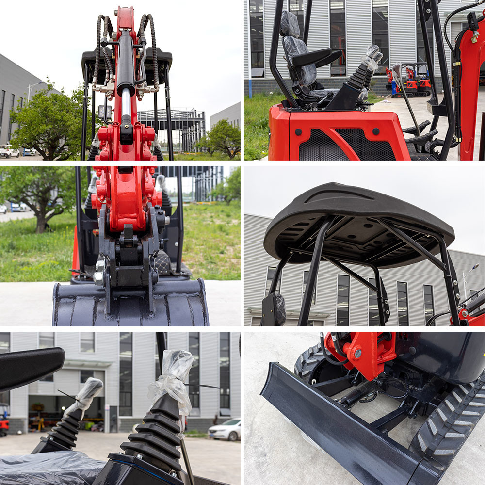 1.5 Tone Mini Hydraulic Excavator Machine CE Farm Garden Mini Digger
