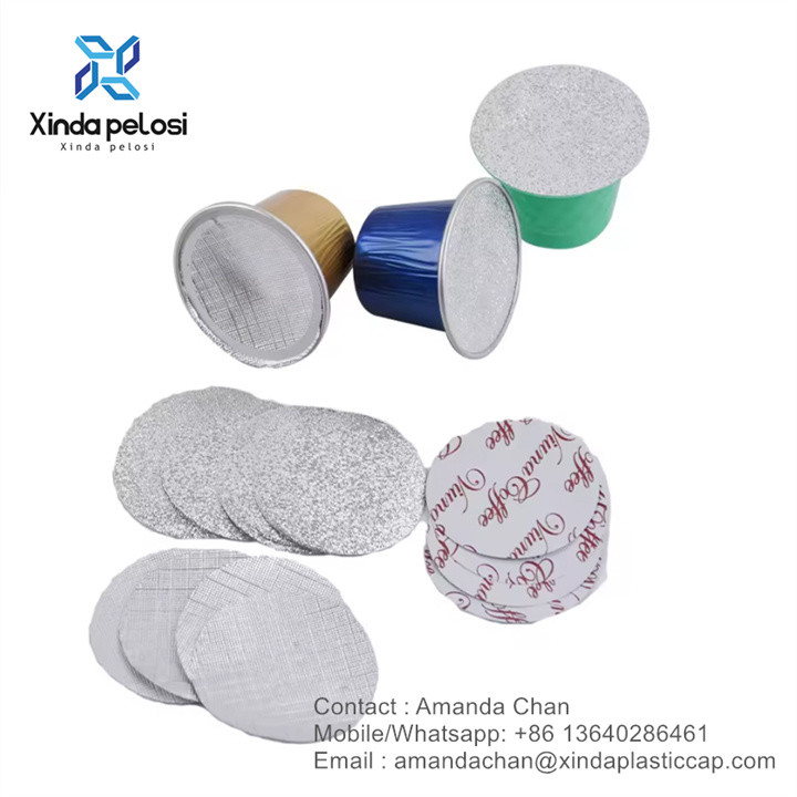 Heat Sealing Induction Aluminum Foil Lid Foil Easy Peel Off Lids For Bottle