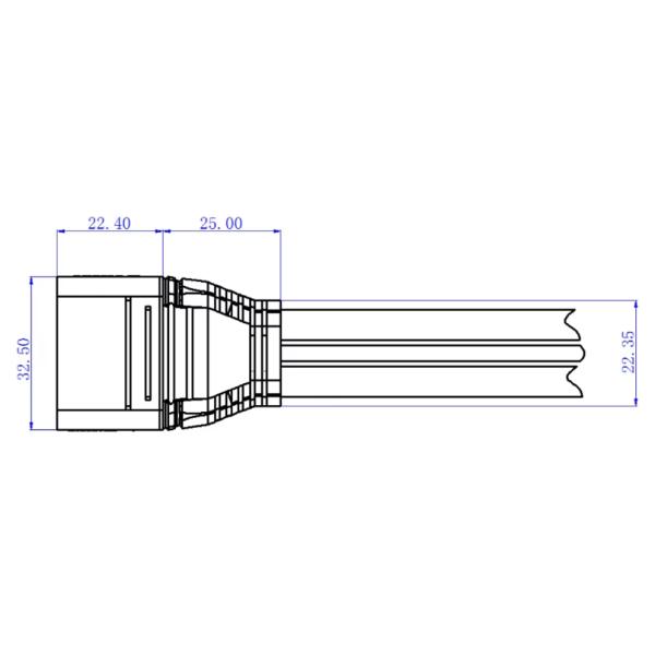 PCB Battery Connector AS150UPB-M AS150UPW-M AS150U Adapter Plug With Signal Pin