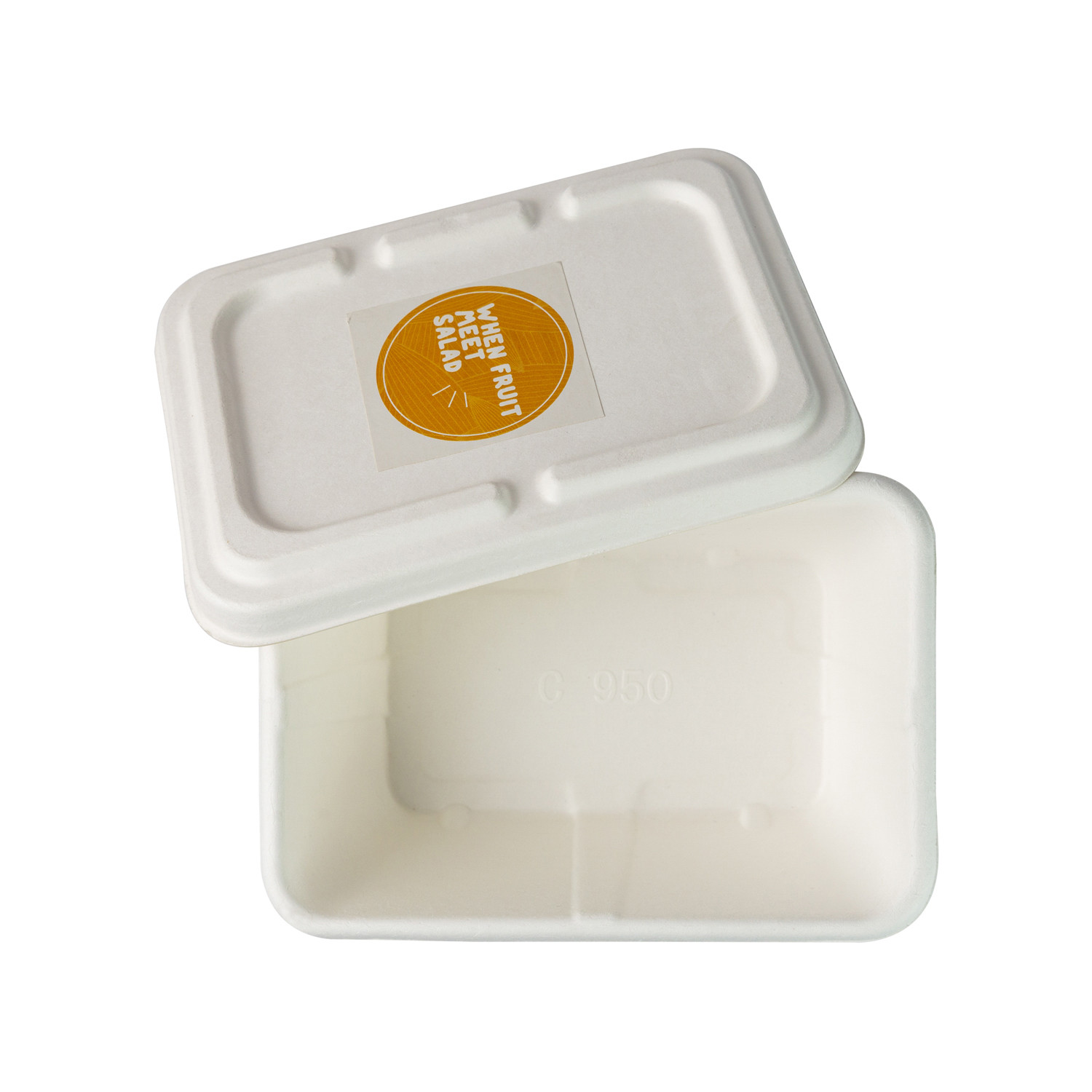 Factory 100% Biodegradable Compostable Bagasse Pulp Packaging Food Container